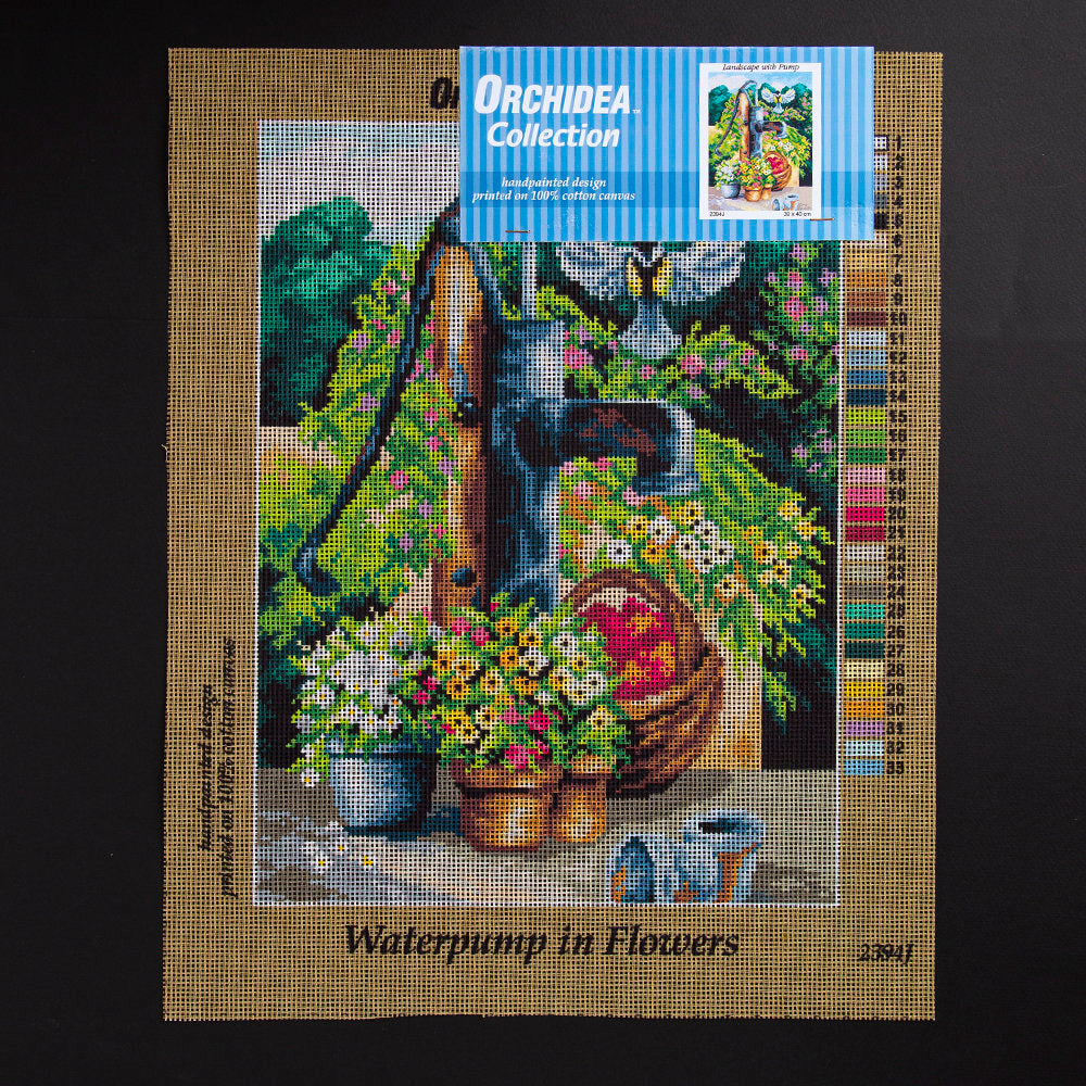 ORCHİDEA 30 x 40 cm Su kuyusu Baskılı Goblen 2394J